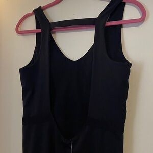 Fabletics Black V-Neck Jumpsuit